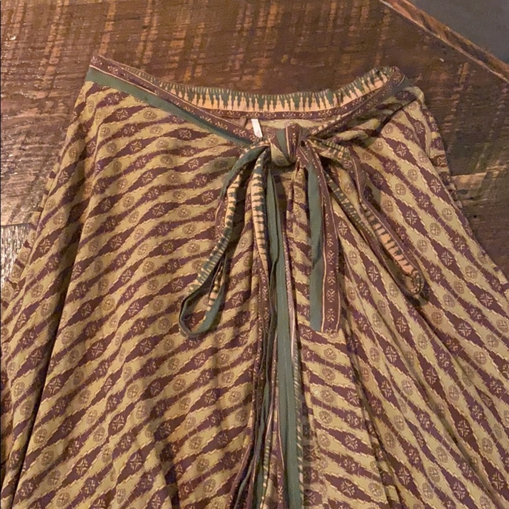 Free people wrap skirt